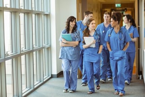 Medical staff in hospital