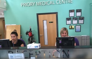 Priory Medical Centre Reception Desk