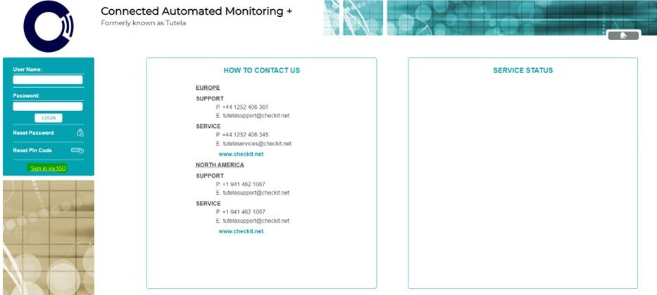 Checkit Single Sign-On (SSO) Overview for Medical Monitoring (CAM+ ...