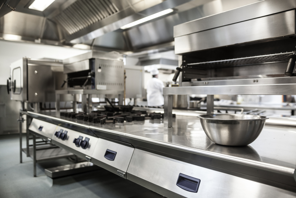 Catering kitchen equipment in professional kitchen Catering kitchen equipment in professional kitchen